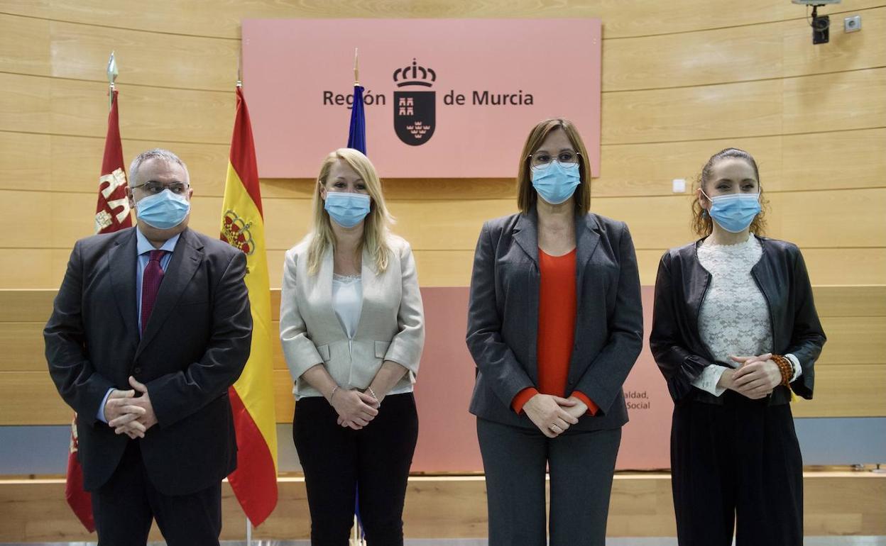 Acto de toma de posesión de los altos cargos de la Consejería, este martes.