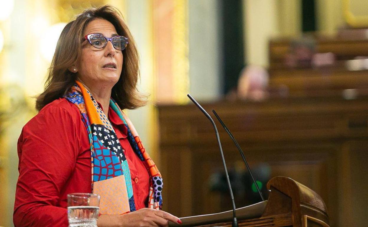 Isabel Borrego, este martes, en el Congreso de los Diputados.