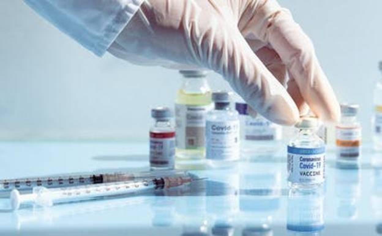 Diferentes vacunas contra el coronavirus.