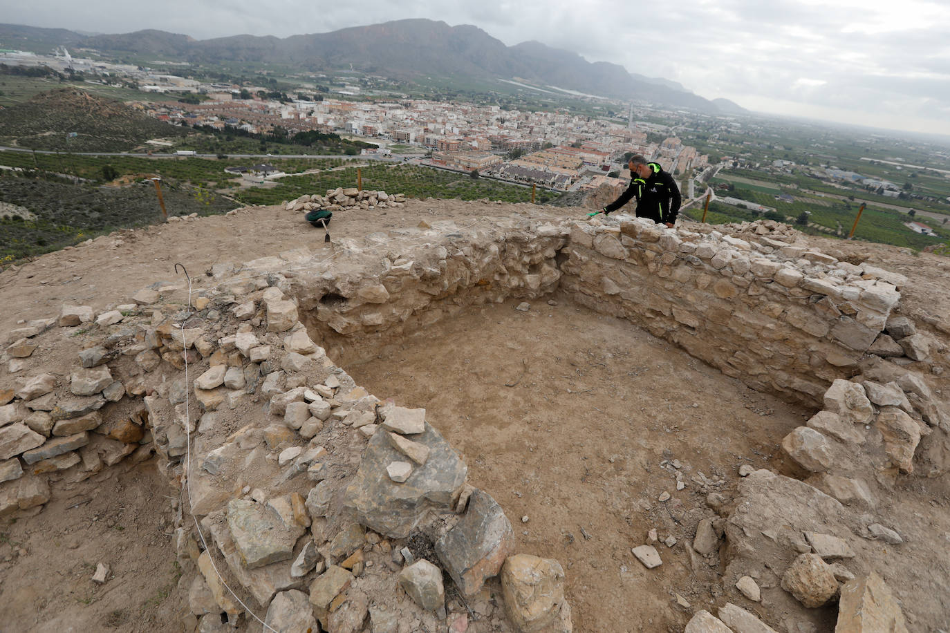 Fotos: Una de las torres defensivas más grandes del mundo íbero se encuentra en Santomera