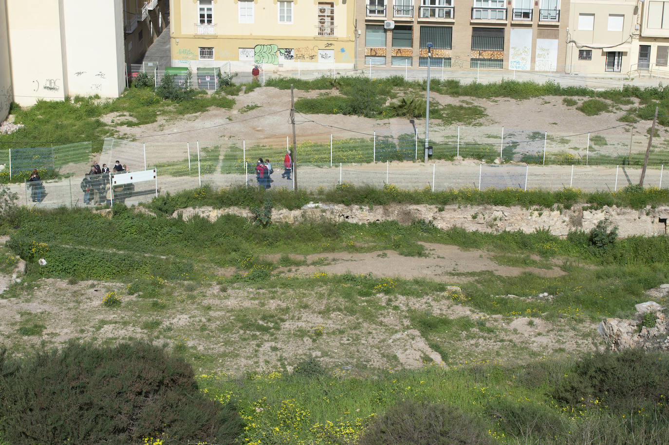 Fotos: Castejón muestra al Ministerio que la zona que prevé edificar está fuera del área arqueológica