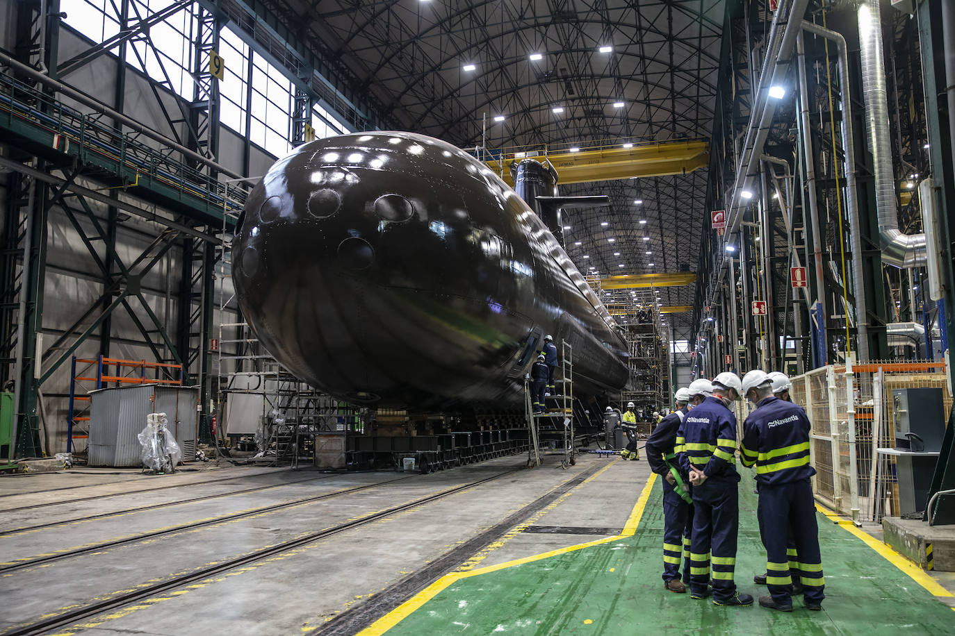 Fotos: El astillero de Navantia en Cartagena termina el submarino &#039;Isaac Peral&#039;