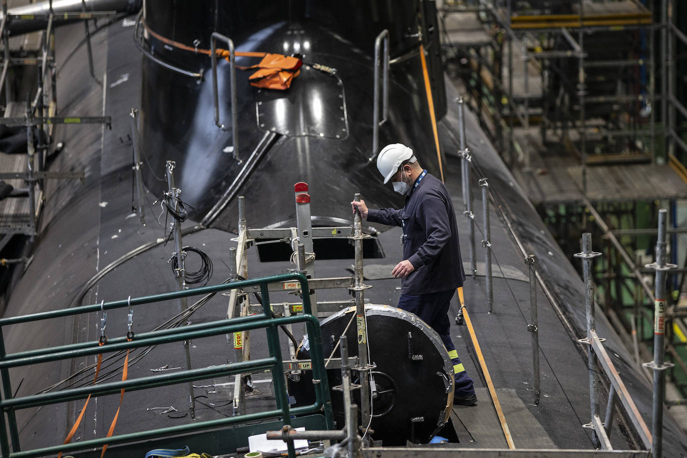 Fotos: El astillero de Navantia en Cartagena termina el submarino &#039;Isaac Peral&#039;