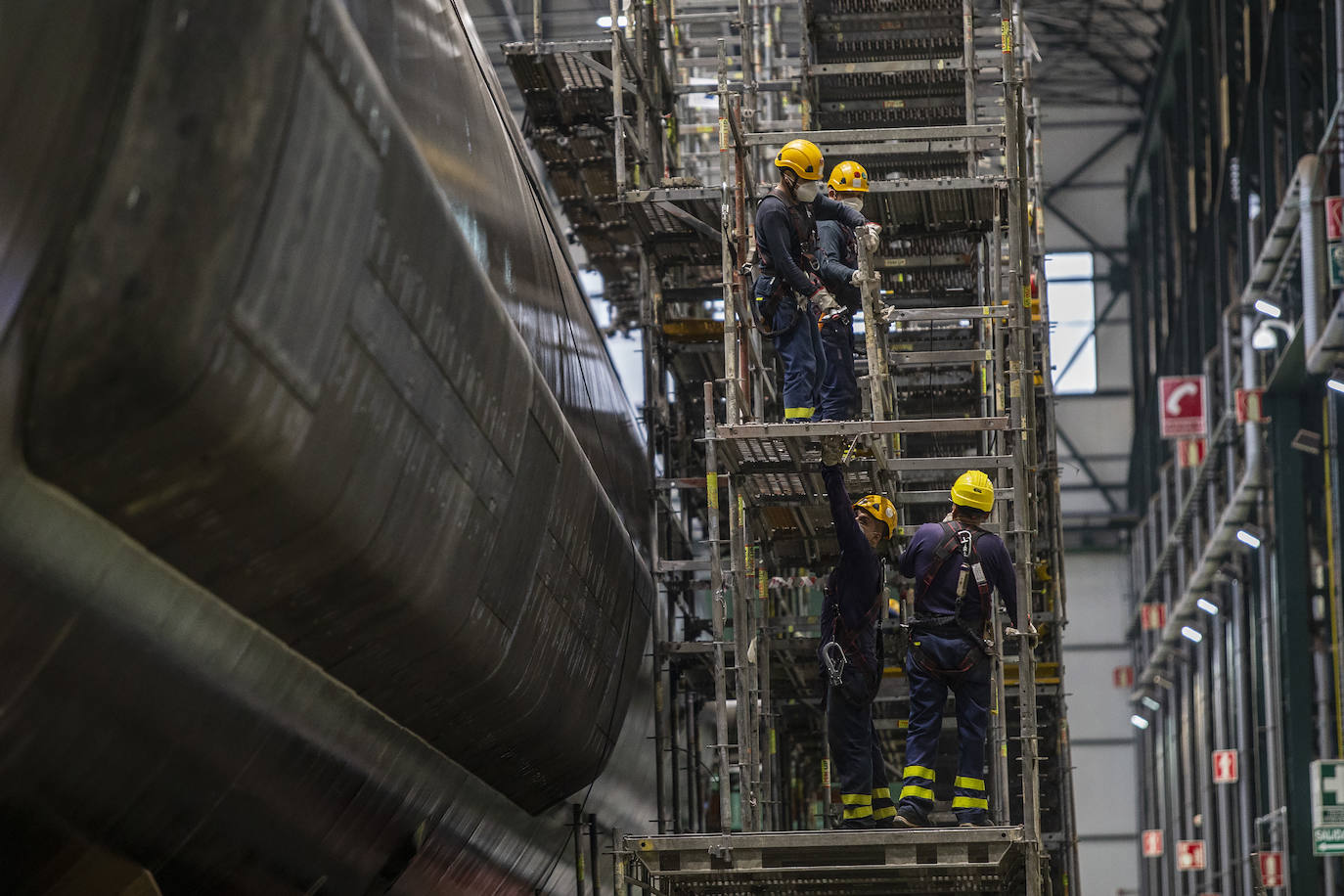 Fotos: El astillero de Navantia en Cartagena termina el submarino &#039;Isaac Peral&#039;