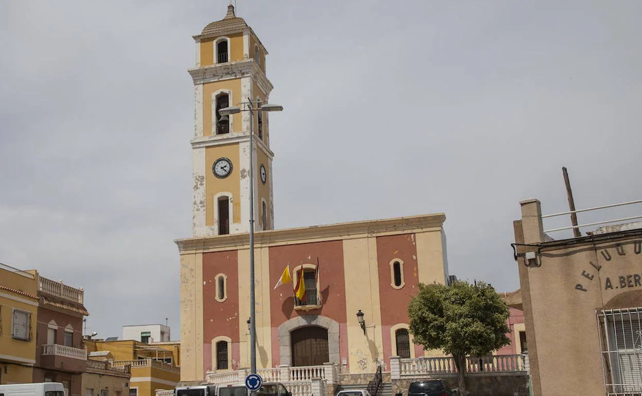 Imagen de la parroquia de San Antonio Abad de Cartagena, este lunes.