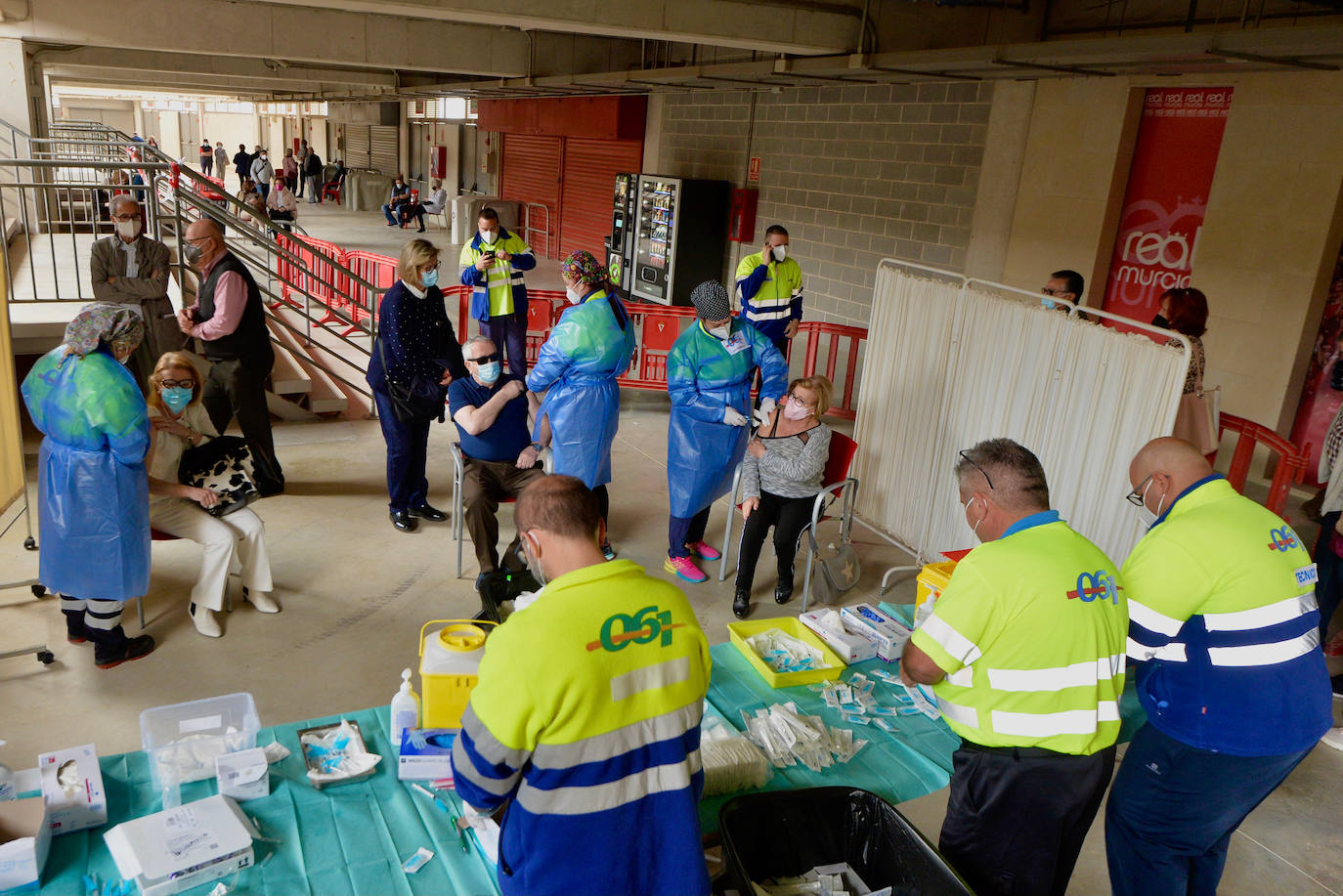 Fotos: Los pacientes en hemodiálisis de la Región comenzarán a recibir dosis de la vacuna contra la Covid esta semana