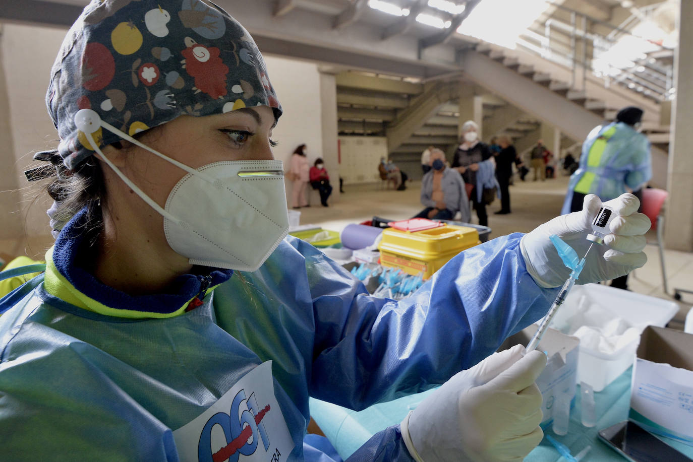 Fotos: Los pacientes en hemodiálisis de la Región comenzarán a recibir dosis de la vacuna contra la Covid esta semana