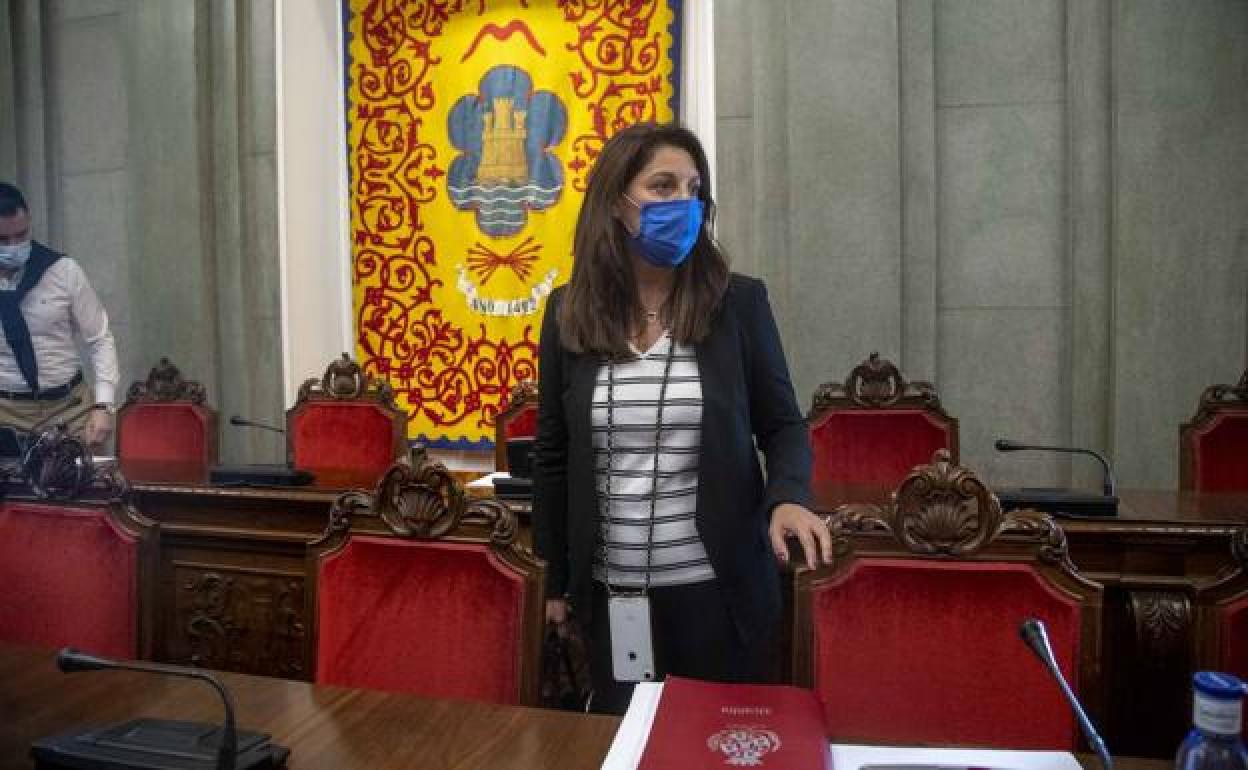 La concejal de Hacienda de Cartagena, Esperanza Nieto, en una imagen de archivo. 