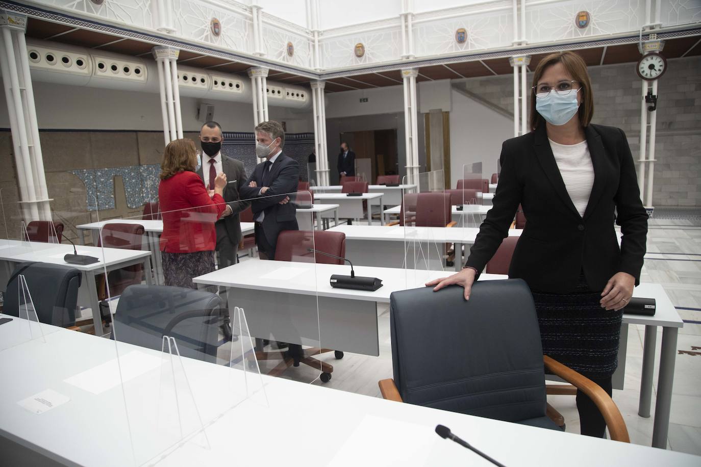 Fotos: Fernando López Miras comparecen en el pleno de la Asamblea Regional