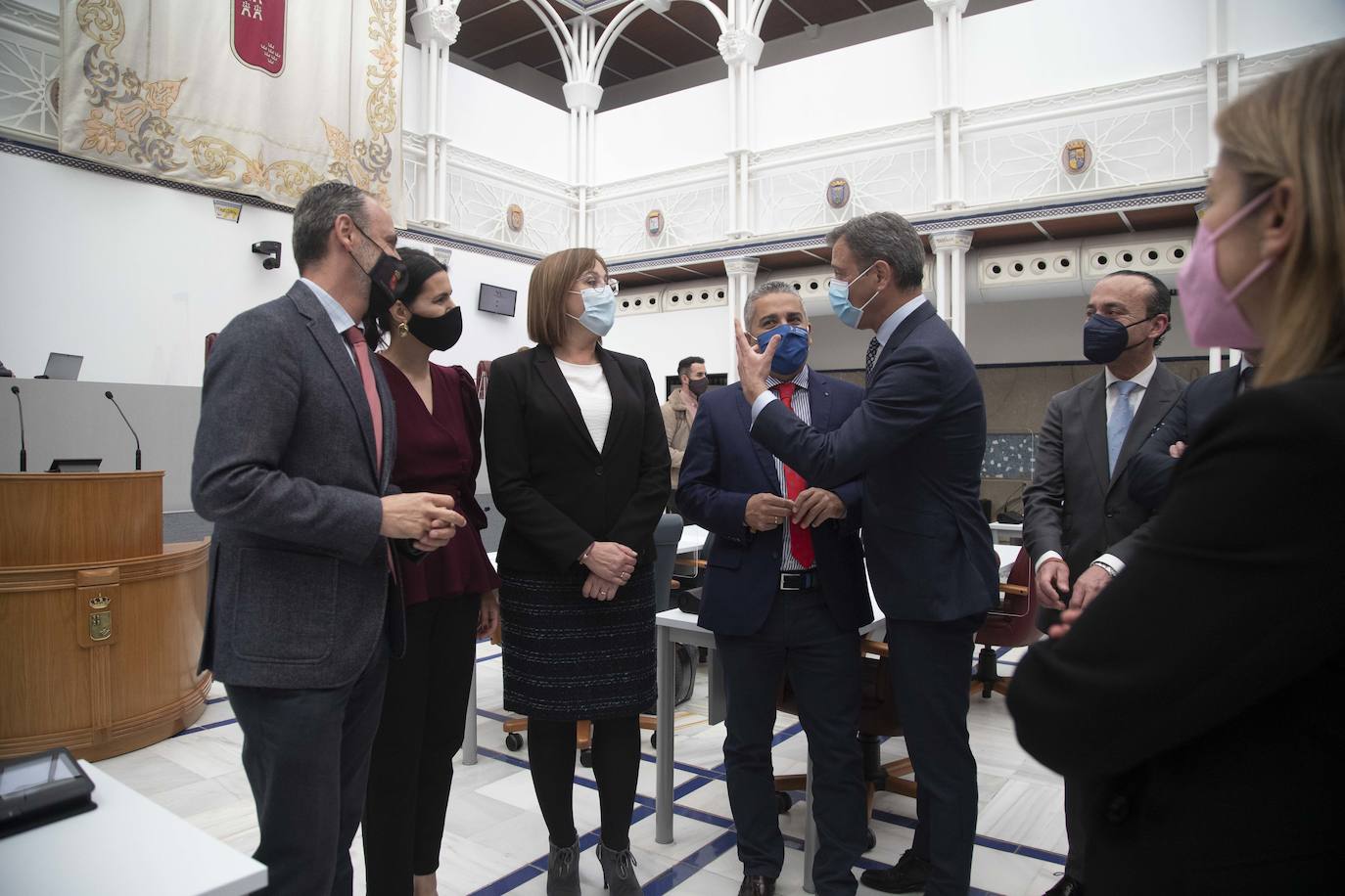 Fotos: Fernando López Miras comparecen en el pleno de la Asamblea Regional