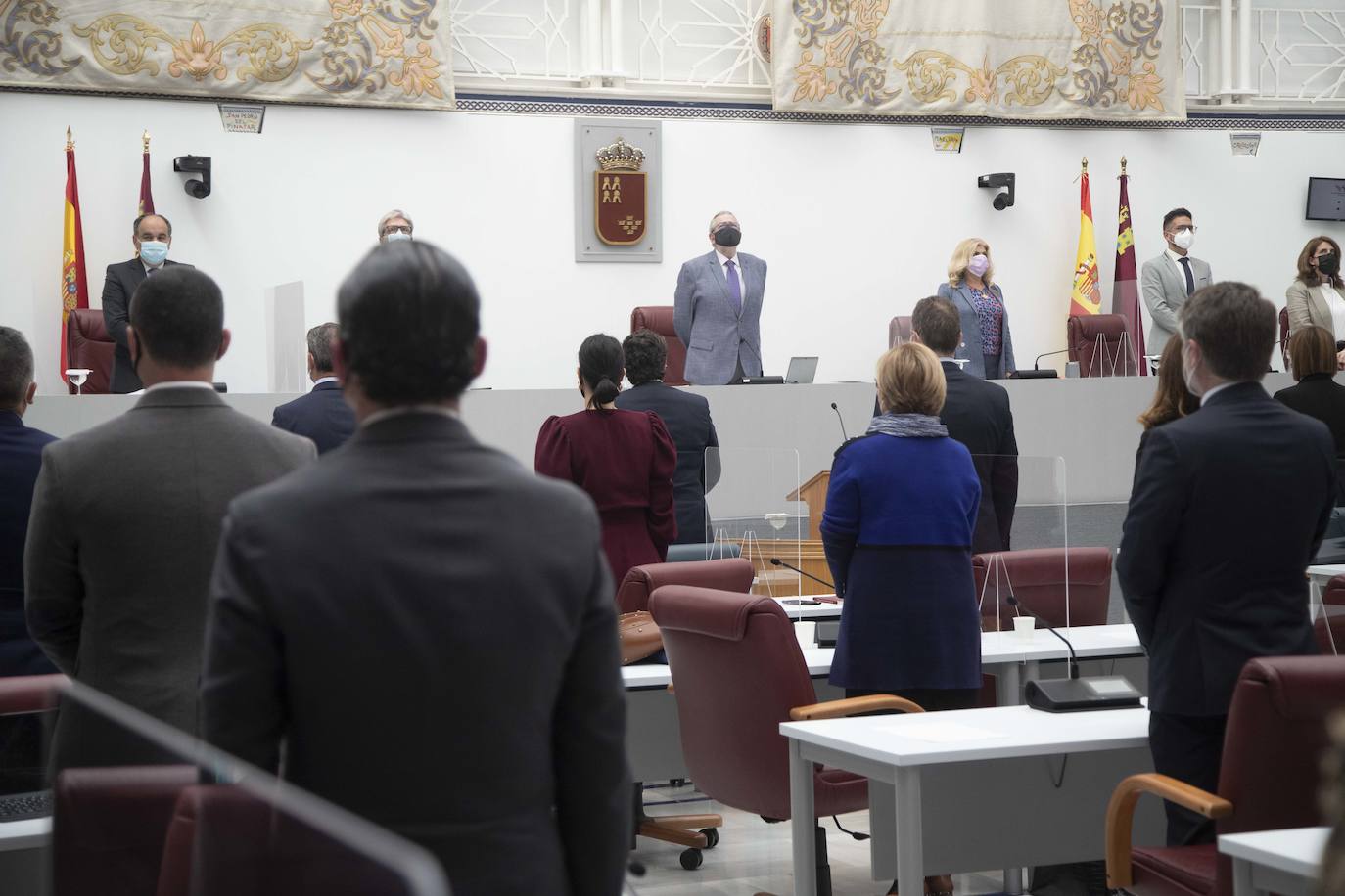 Fotos: Fernando López Miras comparecen en el pleno de la Asamblea Regional