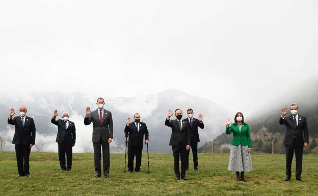 Asistentes presenciales a la Cumbre Iberoamericana en Andorra