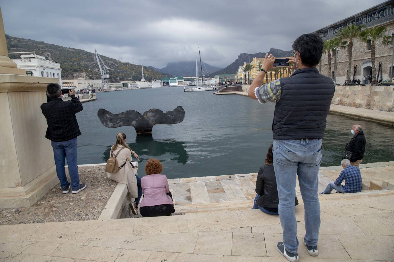 Fotos: Los Reyes asisten al acto de la puesta a flote del submarino &#039;Isaac Peral&#039; en Cartagena