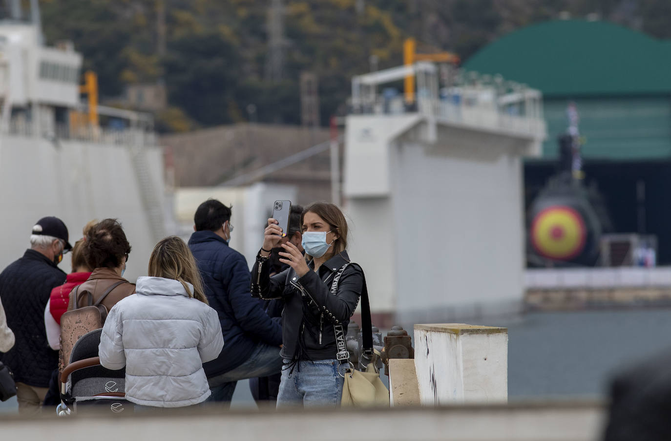 Fotos: Los Reyes asisten al acto de la puesta a flote del submarino &#039;Isaac Peral&#039; en Cartagena