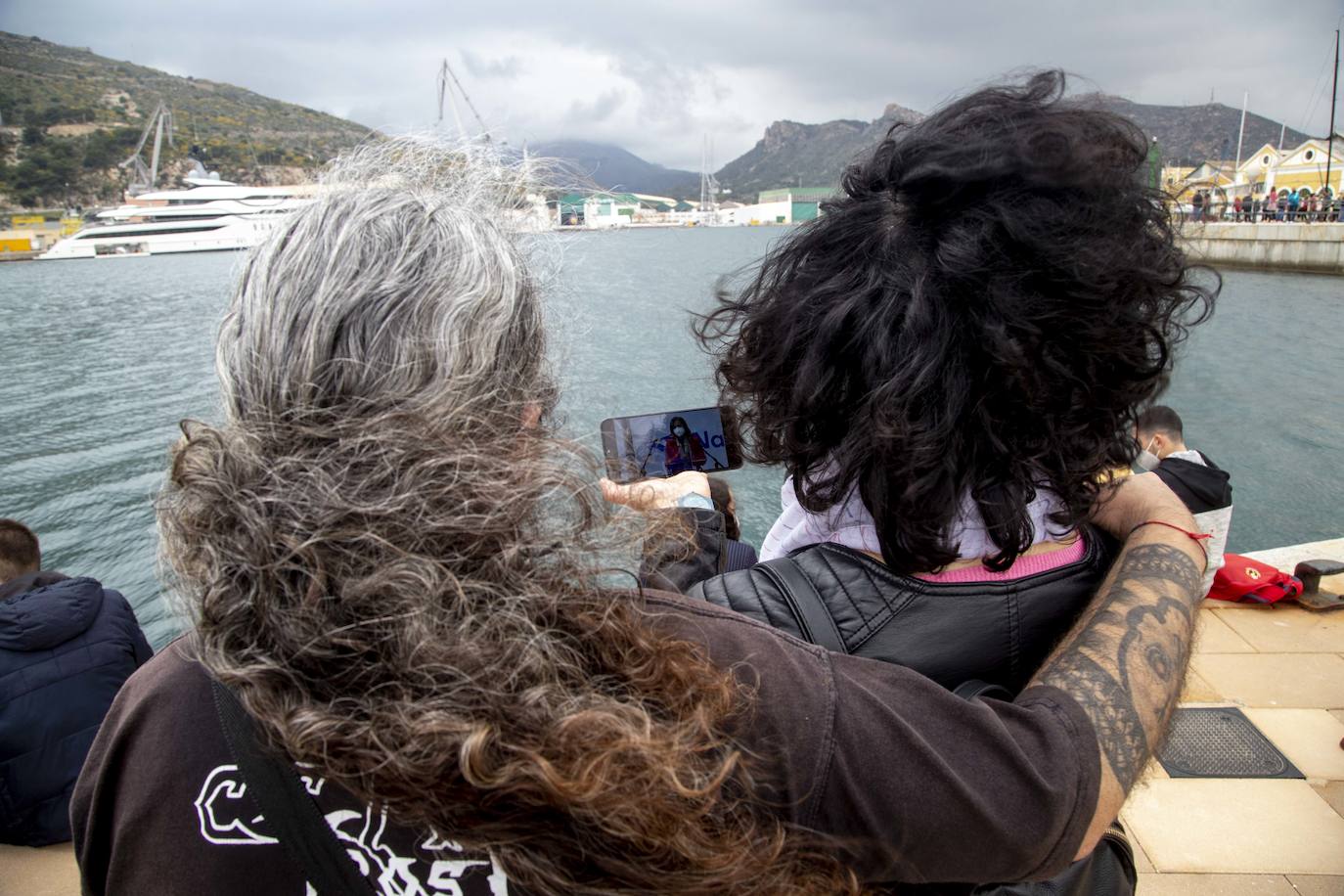 Fotos: Los Reyes asisten al acto de la puesta a flote del submarino &#039;Isaac Peral&#039; en Cartagena