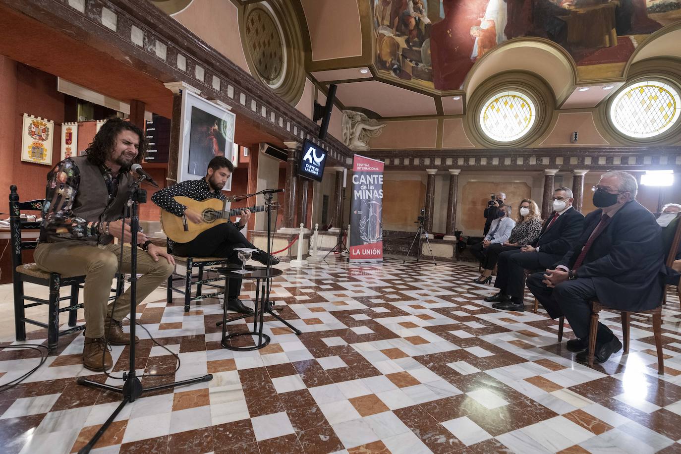 Fotos: Presentación del cartel de la próxima edición del Festival Cante de las Minas