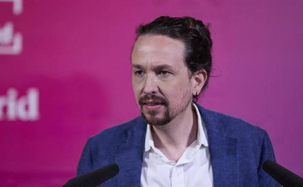 El candidato de Unidas Podemos a la Comunidad de Madrid y líder del partido, Pablo Iglesias.