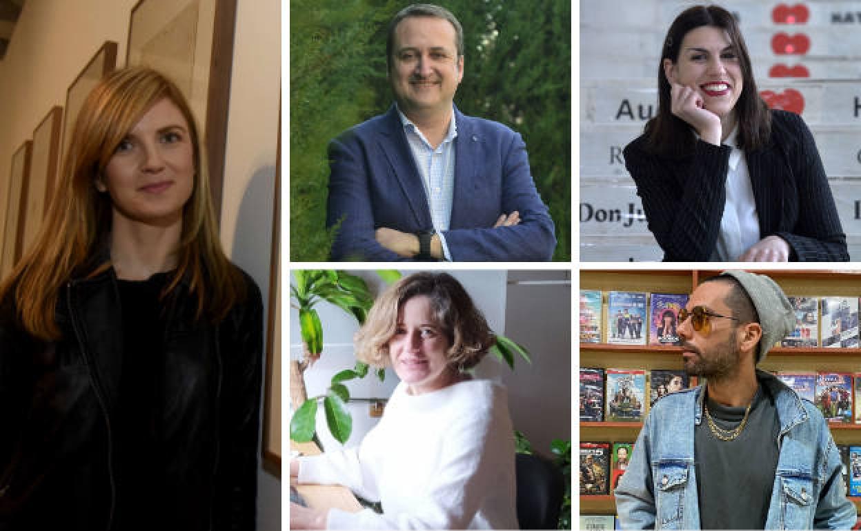 Tatiana Abellán, Daniel Torregrosa, Loola Pérez, Patricia Reus y Aarón Sáez.