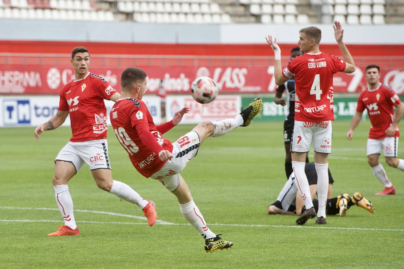 Fotos: El empate del Real Murcia ante el Linense, en imágenes