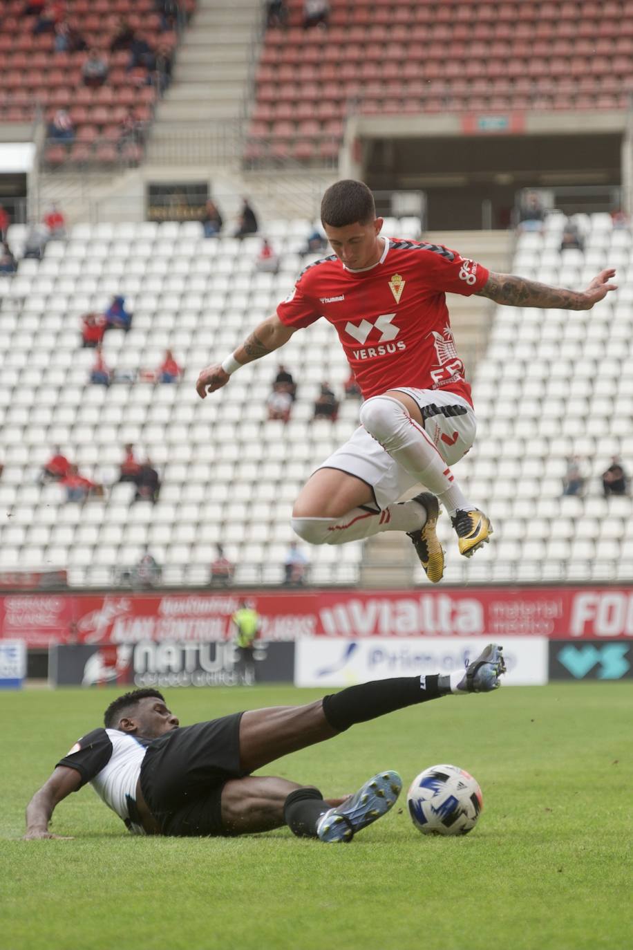 Fotos: El empate del Real Murcia ante el Linense, en imágenes