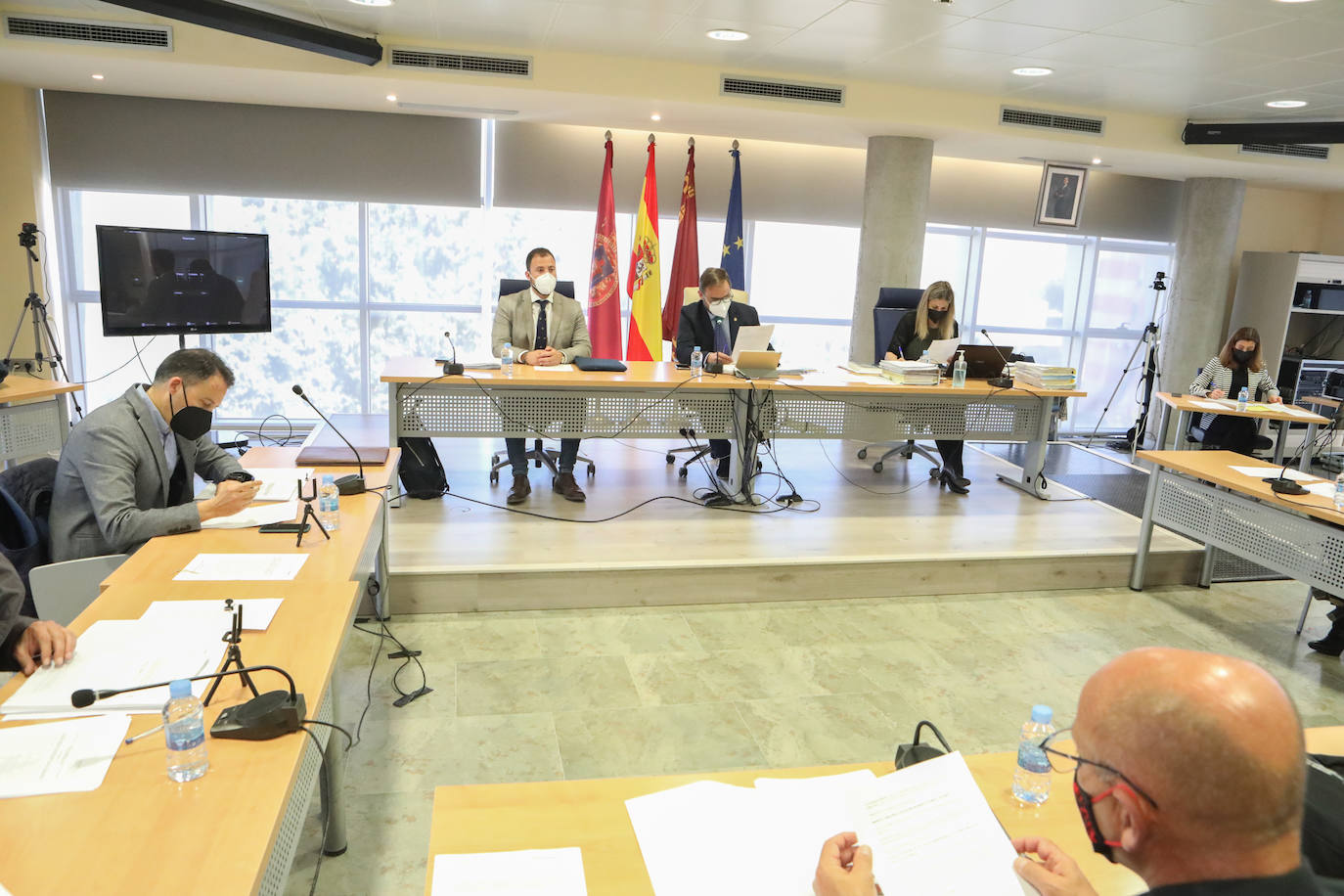 Fotos: PSOE y PP se unen en el Pleno de Lorca en defensa del Trasvase Tajo-Segura