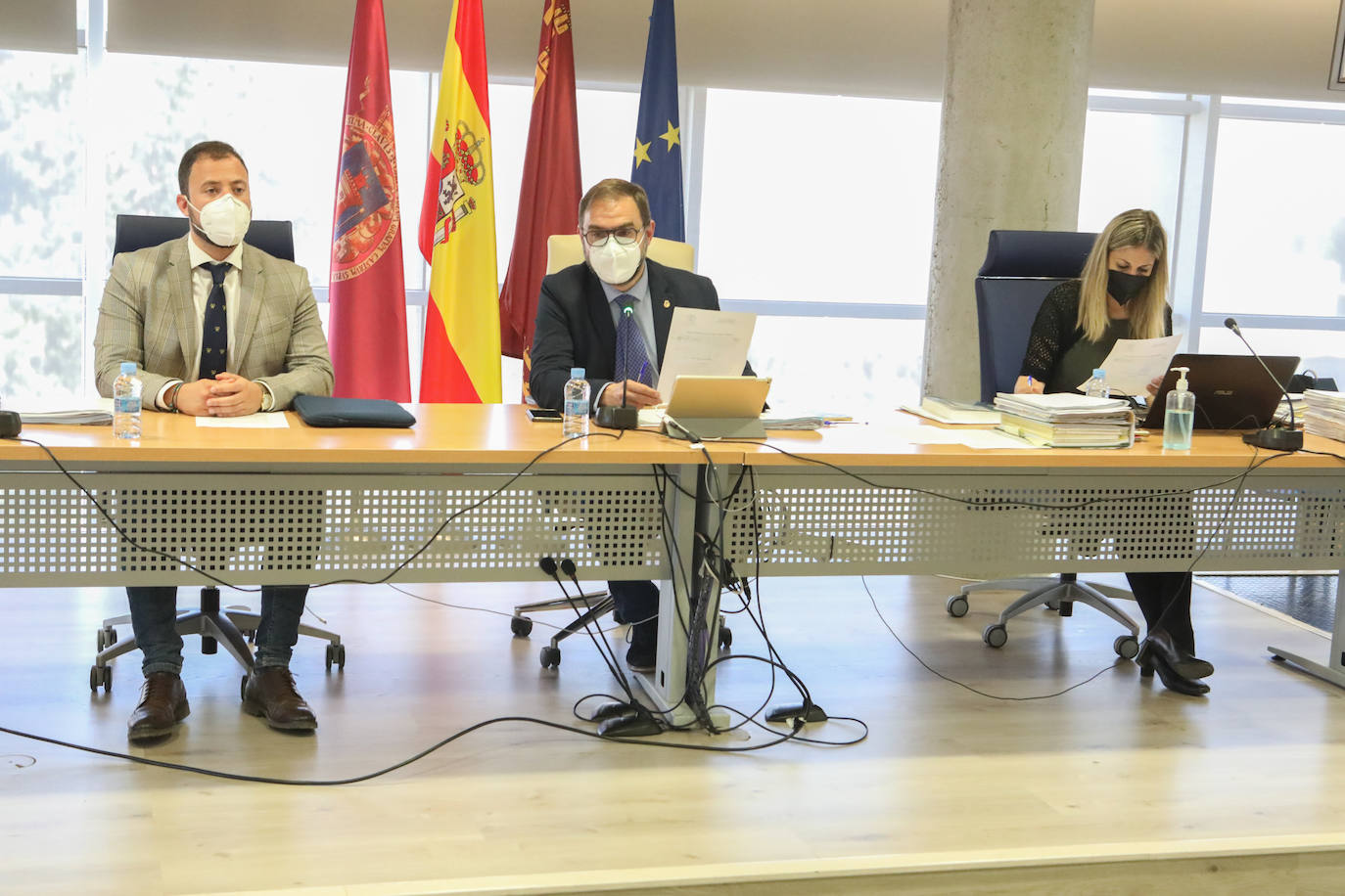 Fotos: PSOE y PP se unen en el Pleno de Lorca en defensa del Trasvase Tajo-Segura