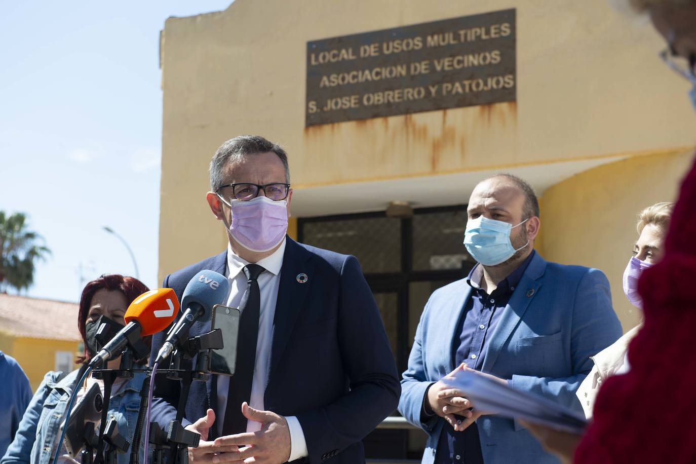 Fotos: Conesa exige el acceso oeste y Castejón anuncia las expropiaciones para hacerlo