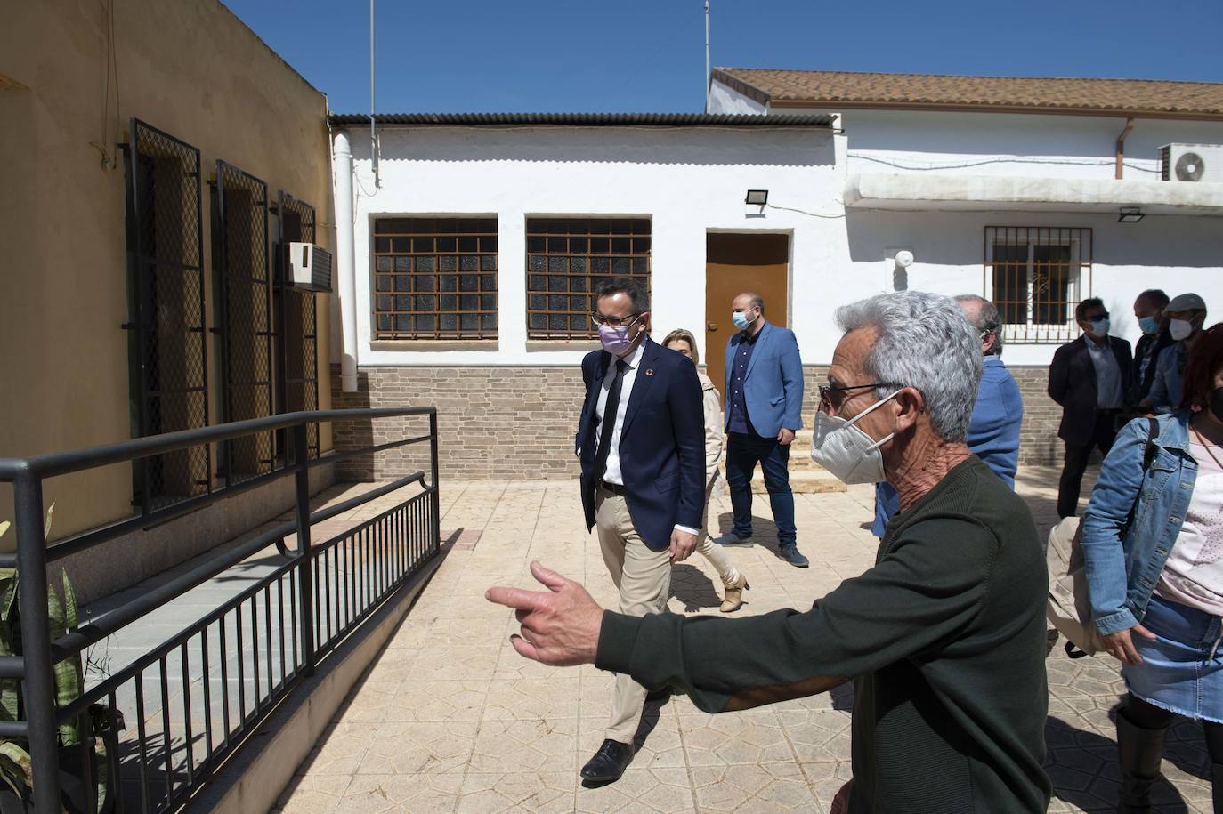 Fotos: Conesa exige el acceso oeste y Castejón anuncia las expropiaciones para hacerlo