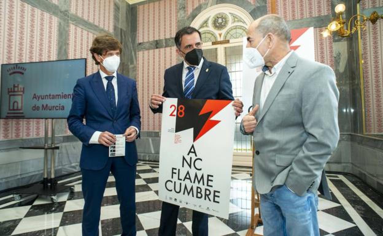 Presentación de las XXVIII Cumbre Flamenca de Murcia, este miércoles.