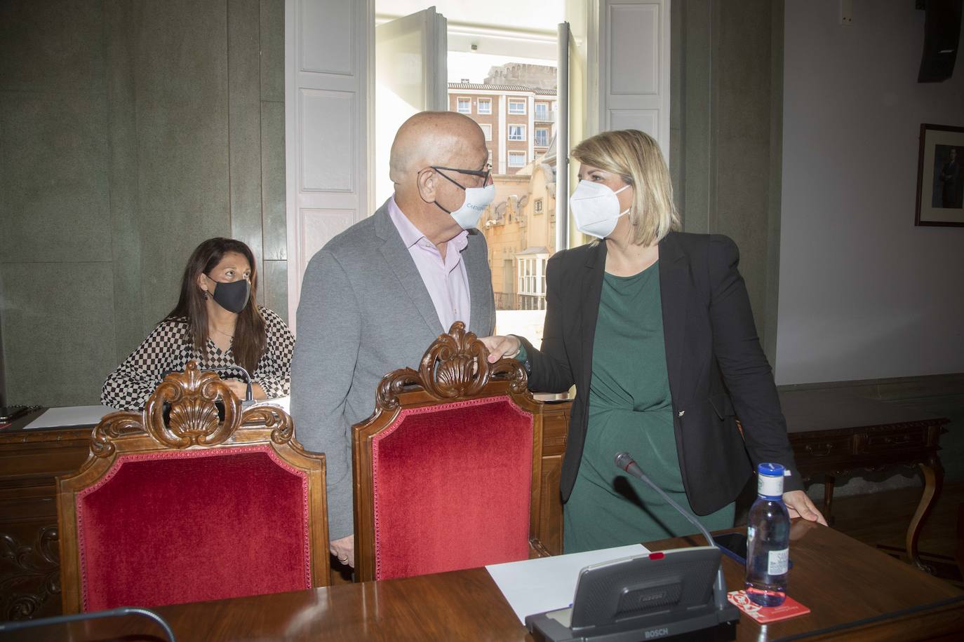 Fotos: Pleno en el Ayuntamiento de Cartagena