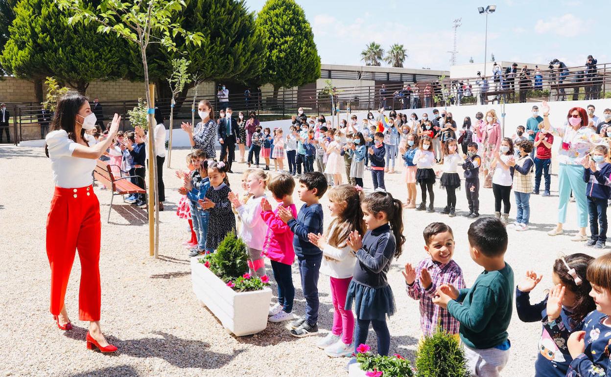 La Reina Letizia en la inauguración del congreso. 