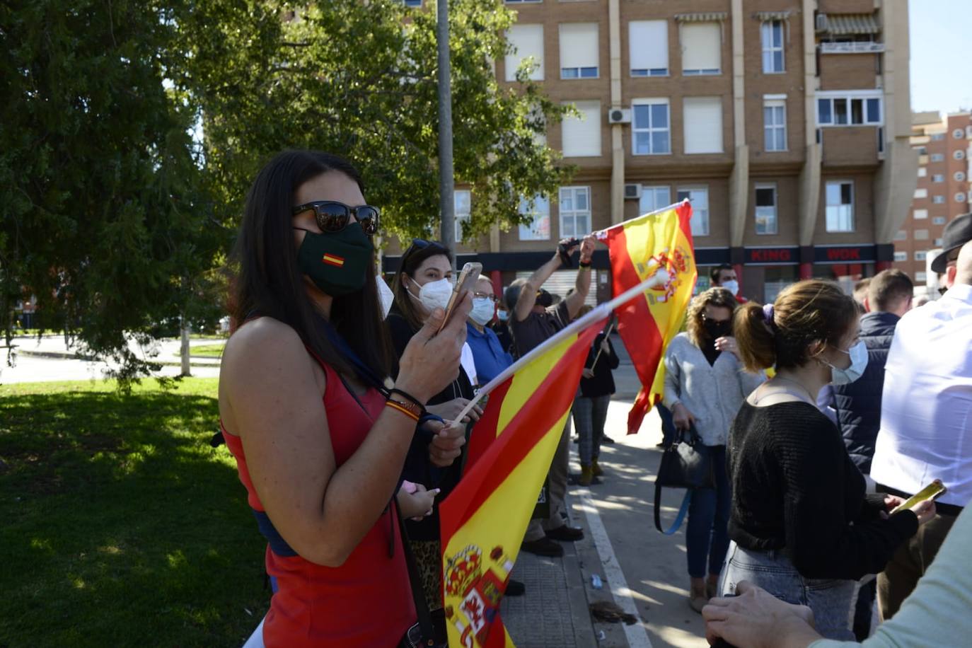 Fotos: Manifestación de Vox y el sindicato Solidaridad &quot;en defensa de los trabajadores&quot;, este sábado en Murcia