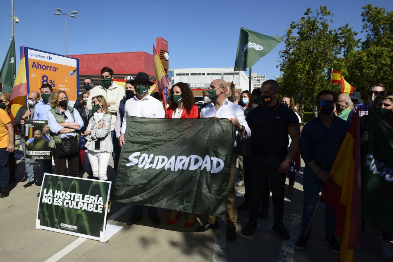 Fotos: Manifestación de Vox y el sindicato Solidaridad &quot;en defensa de los trabajadores&quot;, este sábado en Murcia