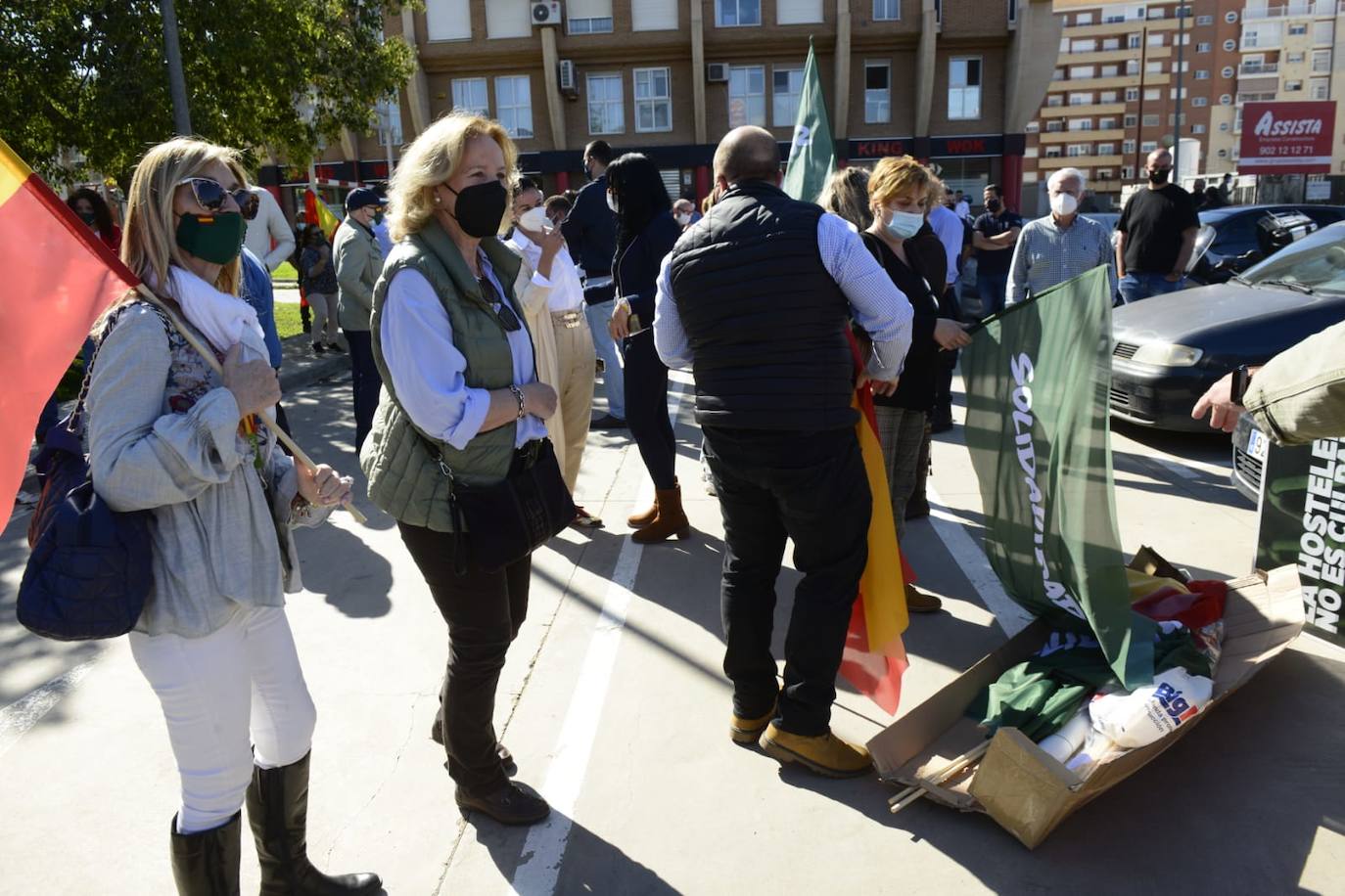 Fotos: Manifestación de Vox y el sindicato Solidaridad &quot;en defensa de los trabajadores&quot;, este sábado en Murcia