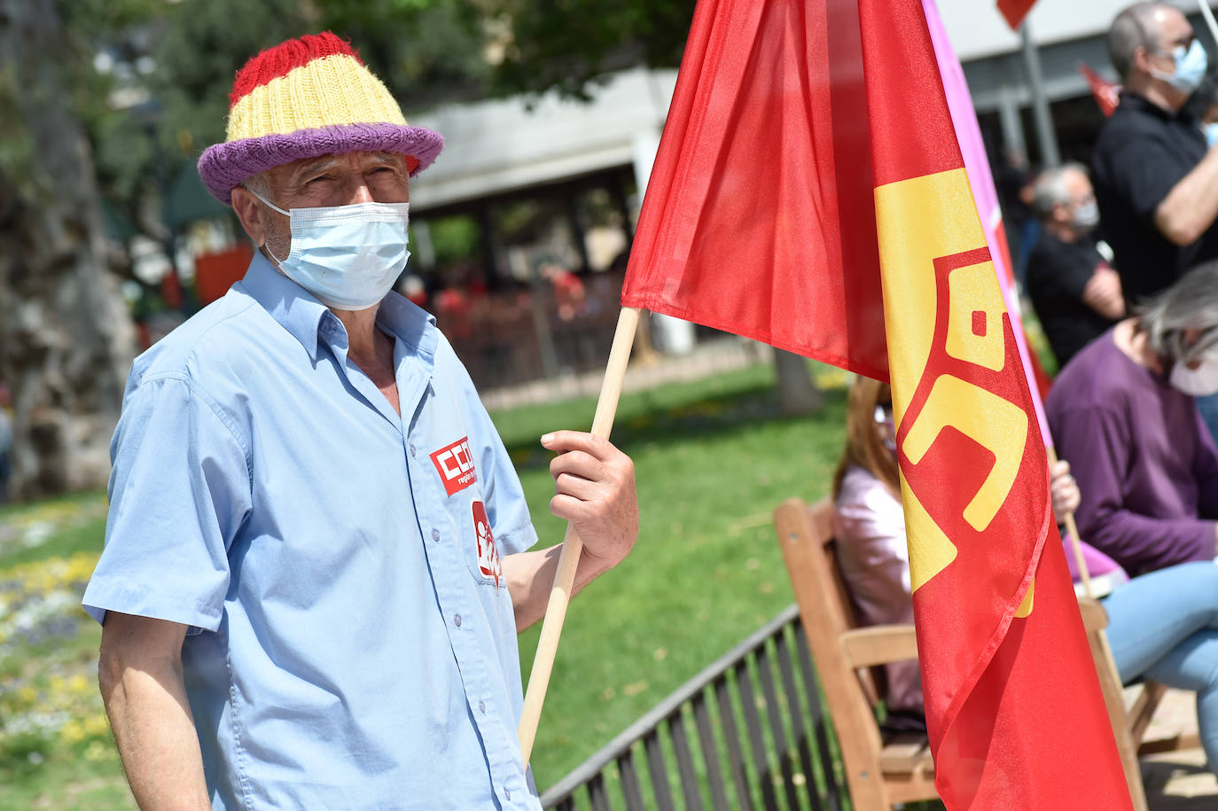 Fotos: Manifestación del Primero de Mayo en Murcia