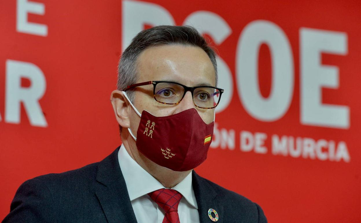 El secretario general del PSRM, Diego Conesa, en una fotografía de archivo.