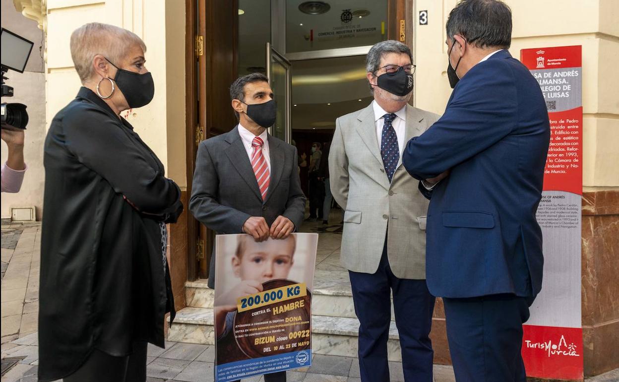 Presentación de la campaña del Banco de Alimentos. 