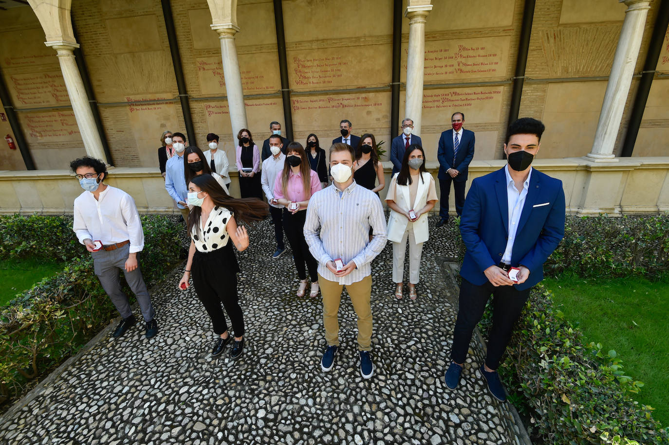 Fotos: La UMU reconoce a los titulados que quedaron entre los diez primeros en especialidades sanitarias