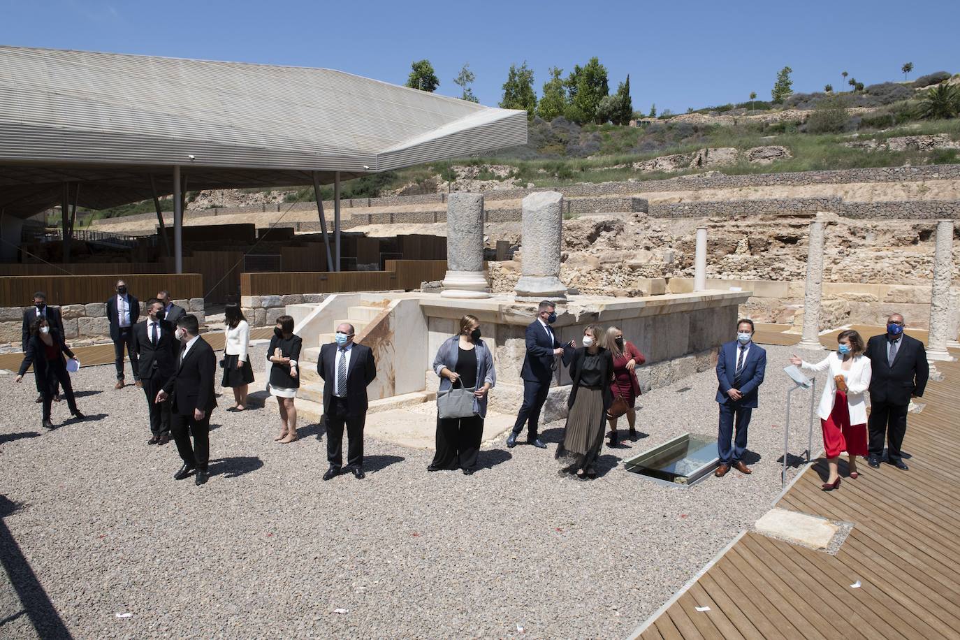 Fotos: El Rey Felipe VI inaugura el Museo del Foro Romano de Cartagena, en imágenes