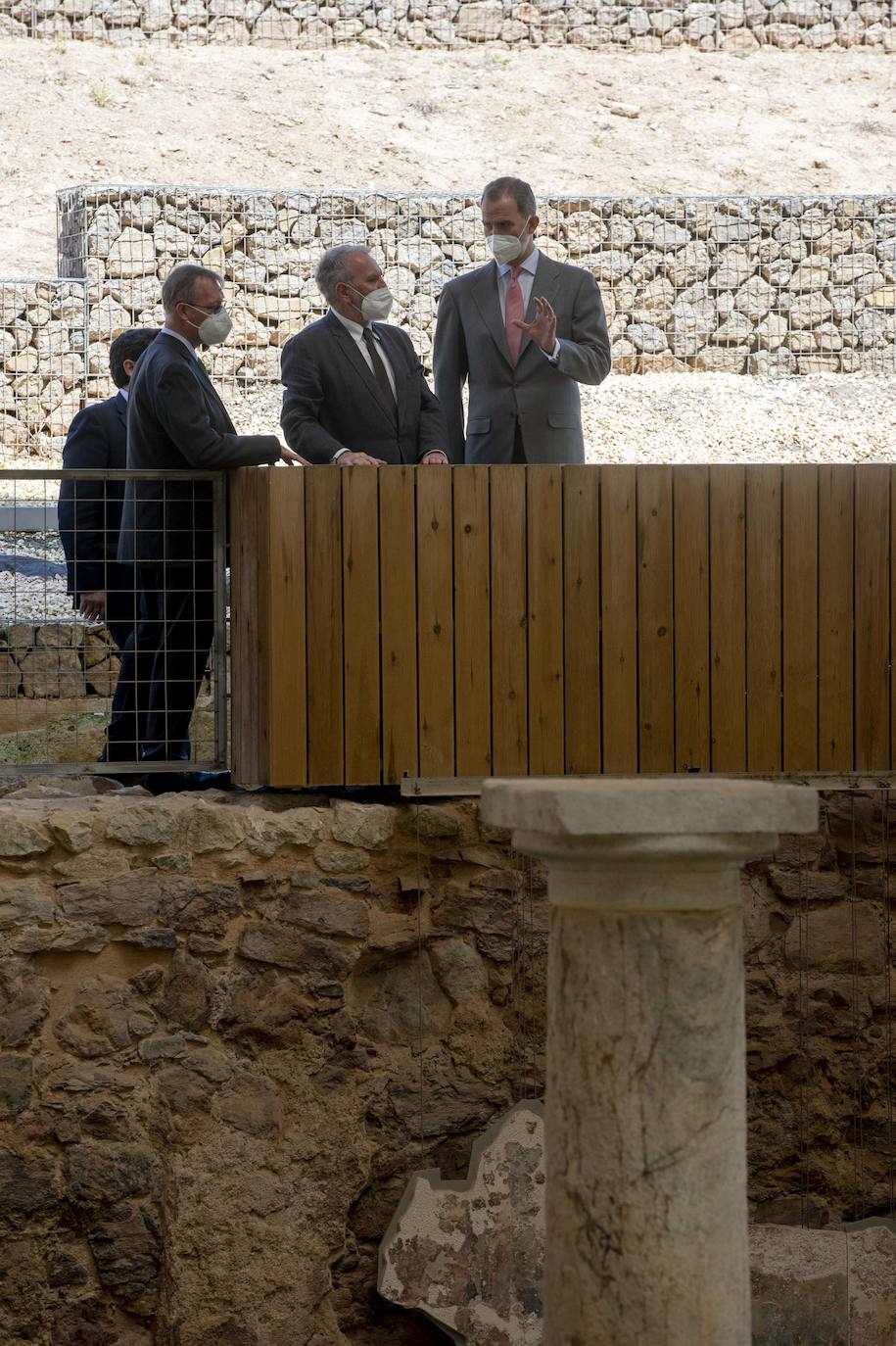 Fotos: El Rey Felipe VI inaugura el Museo del Foro Romano de Cartagena, en imágenes