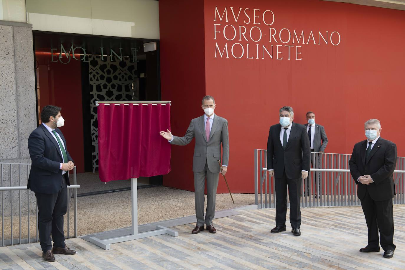 Fotos: El Rey Felipe VI inaugura el Museo del Foro Romano de Cartagena, en imágenes