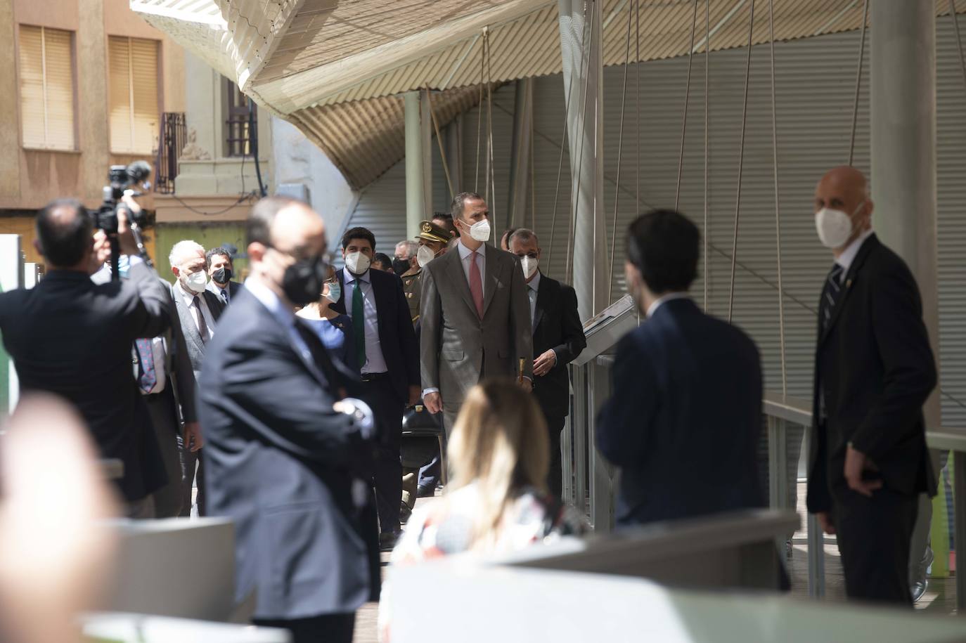 Fotos: El Rey Felipe VI inaugura el Museo del Foro Romano de Cartagena, en imágenes
