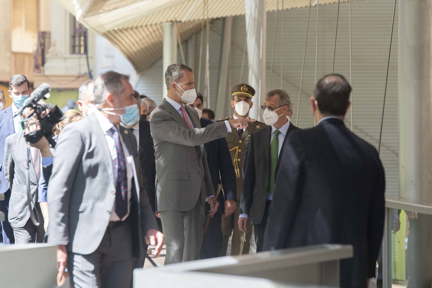 Fotos: El Rey Felipe VI inaugura el Museo del Foro Romano de Cartagena, en imágenes
