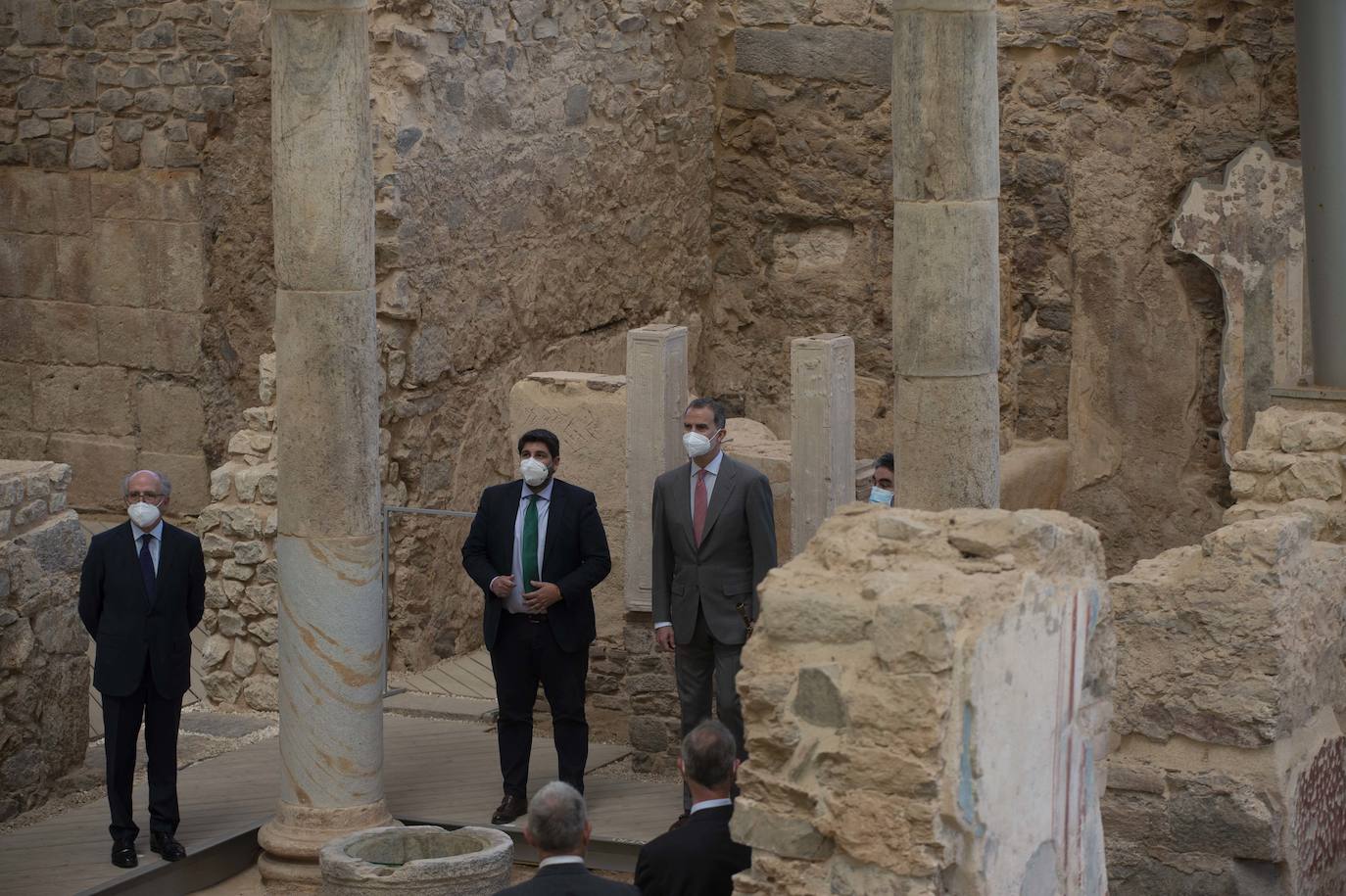 Fotos: El Rey Felipe VI inaugura el Museo del Foro Romano de Cartagena, en imágenes