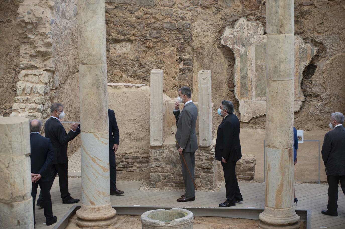 Fotos: El Rey Felipe VI inaugura el Museo del Foro Romano de Cartagena, en imágenes