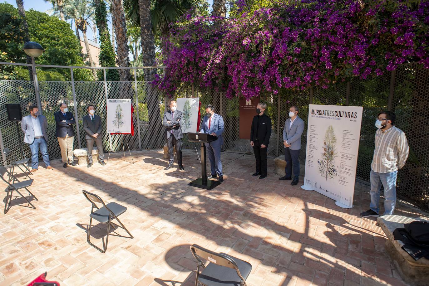 Fotos: Presentación del Murcia Tres Culturas en el Patio Museo de la Ciudad