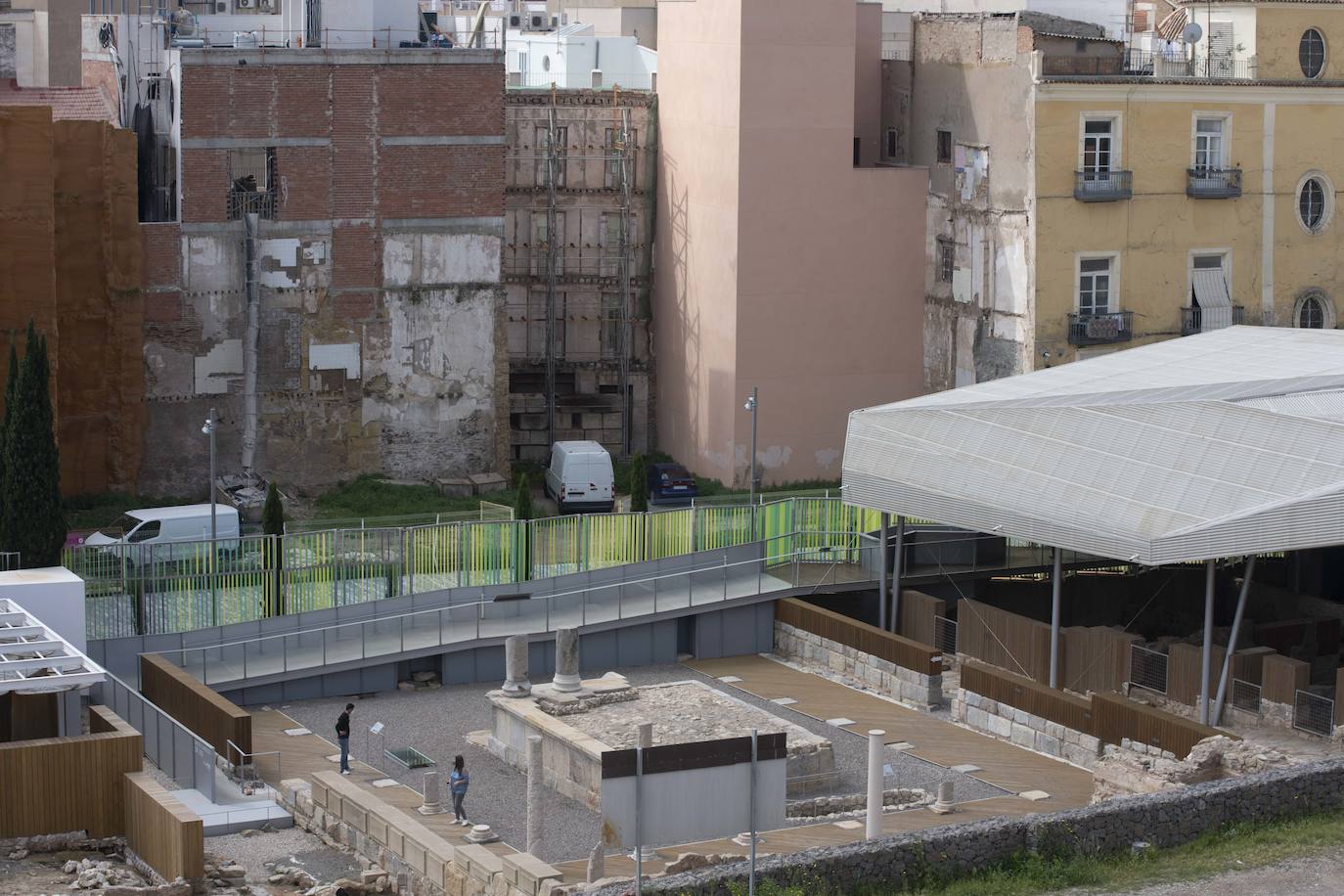 Fotos: Vecinos de Cartagena denuncian la «penosa» imagen de las calles aledañas al Museo del Foro