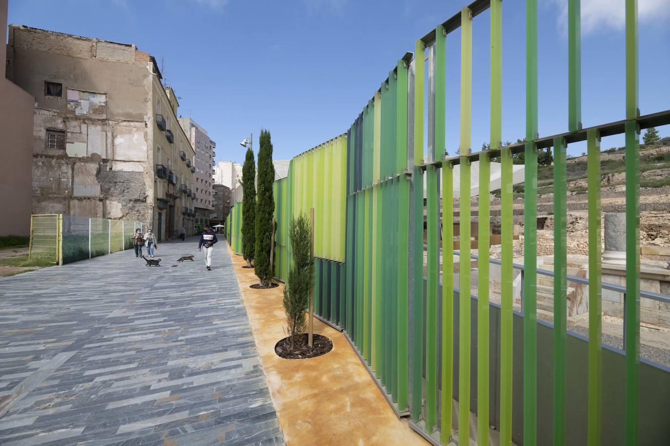 Fotos: Vecinos de Cartagena denuncian la «penosa» imagen de las calles aledañas al Museo del Foro