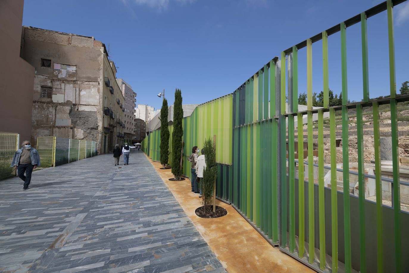 Fotos: Vecinos de Cartagena denuncian la «penosa» imagen de las calles aledañas al Museo del Foro