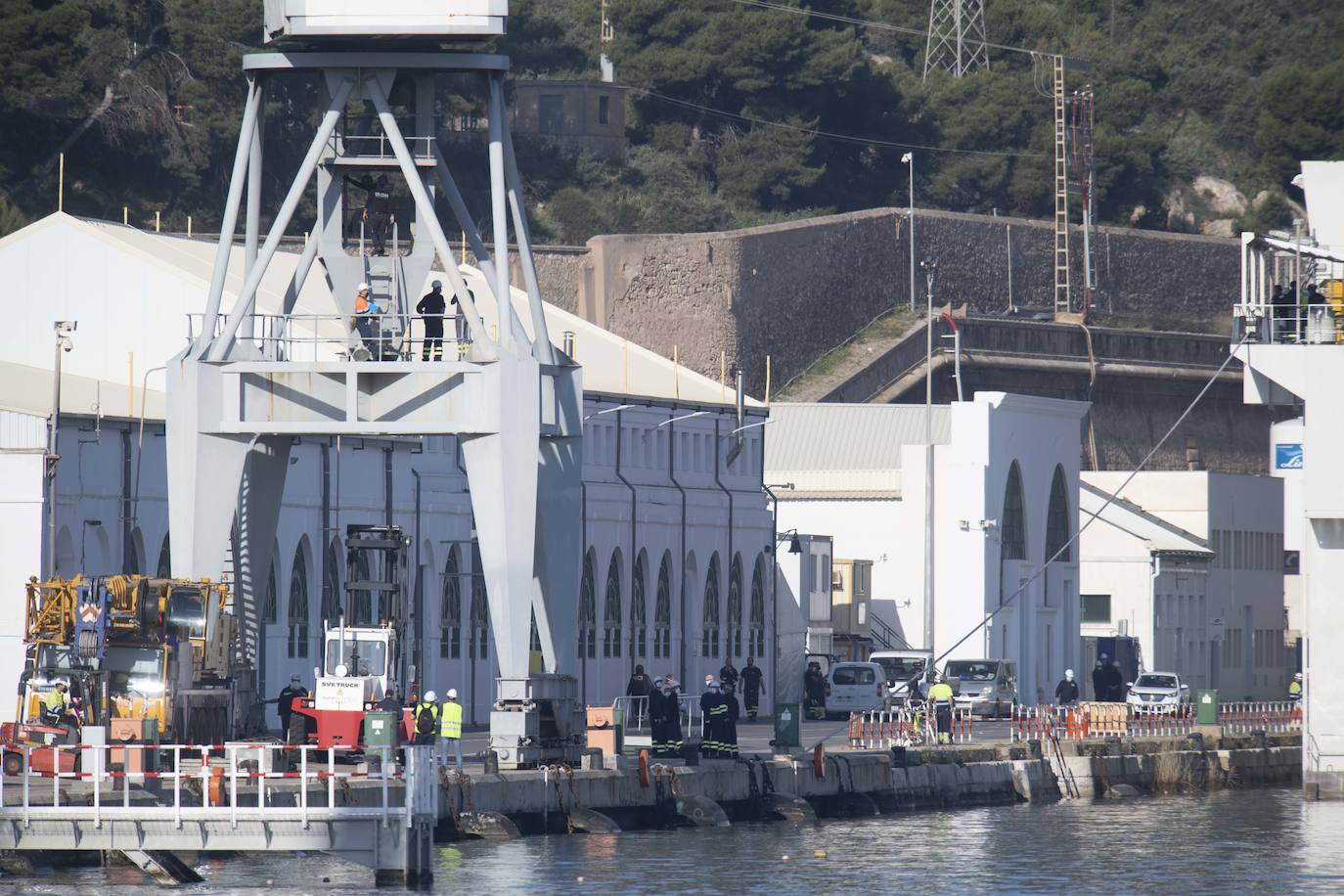 Fotos: El submarino &#039;Isaac Peral&#039; supera las primeras prubas de soplado